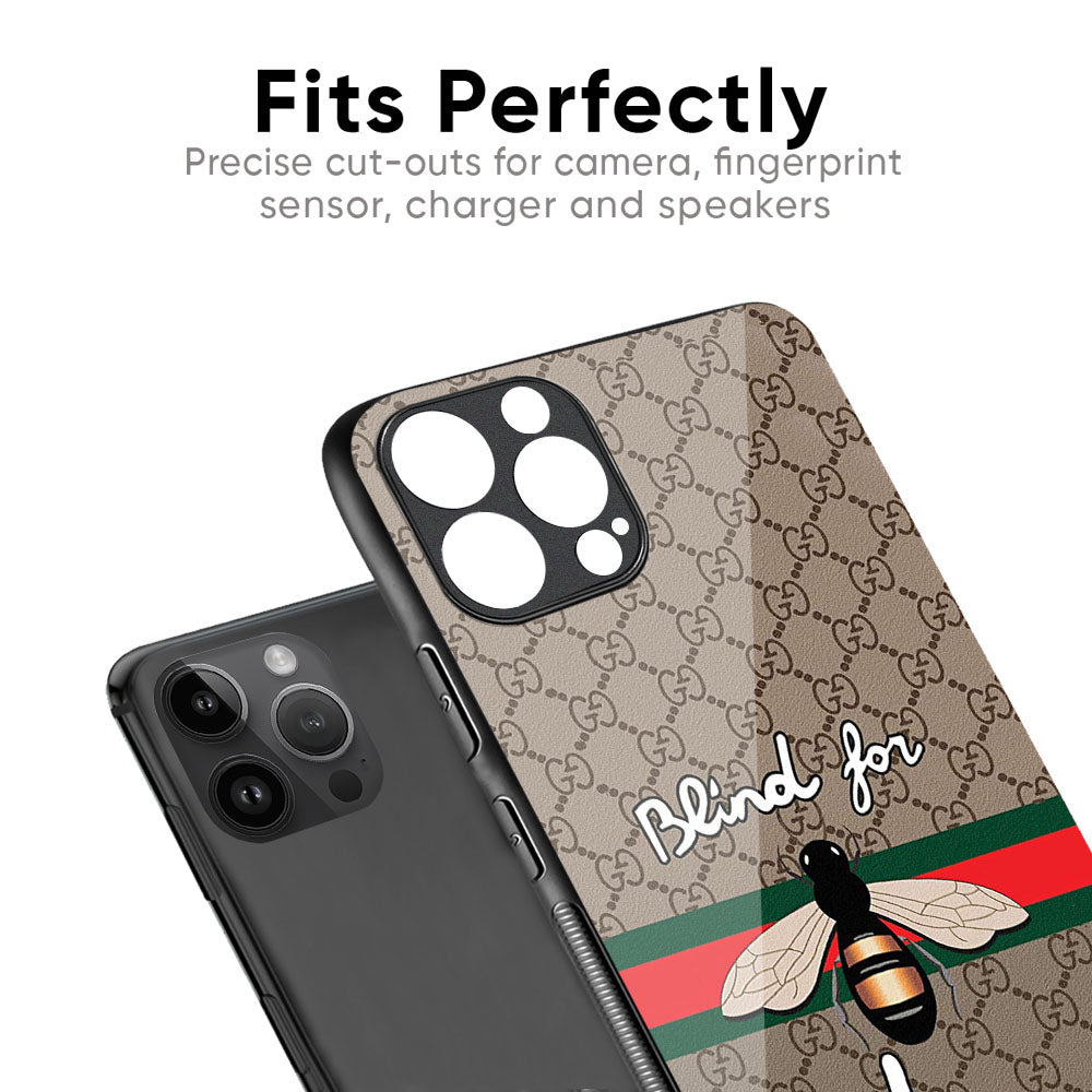 Blind For Love Glass Case for iPhone 16