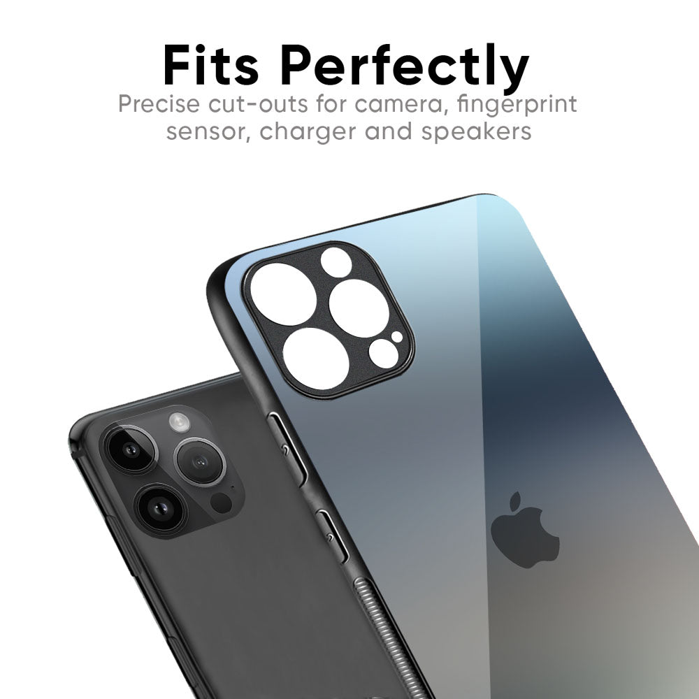 Tricolor Ombre Glass Case for iPhone 16 Pro Max
