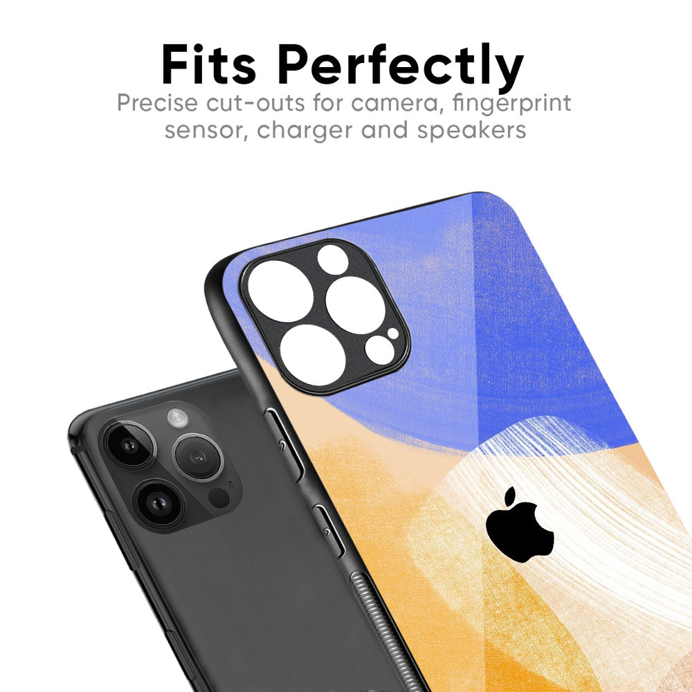 Creative Canvas Glass Case for iPhone 16 Pro Max