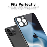 Blue Waves Glass Case for iPhone 16 Plus