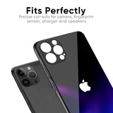 Black Onyx Glass Case for iPhone 16 Plus