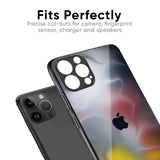 Colorful Smoke Glass Case for iPhone 16 Plus