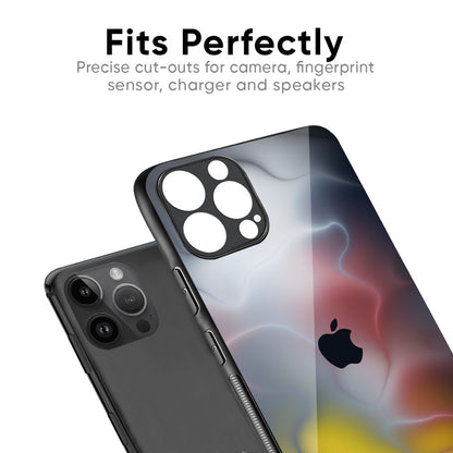 Colorful Smoke Glass Case for iPhone 16 Pro Max