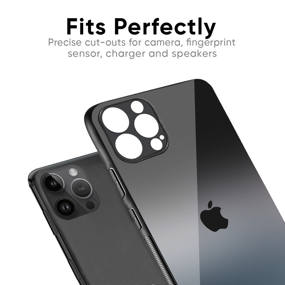 Dramatic Grey Glass Case for iPhone 16 Pro Max