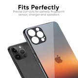 Aesthetic Orange Glass Case for iPhone 16 Plus
