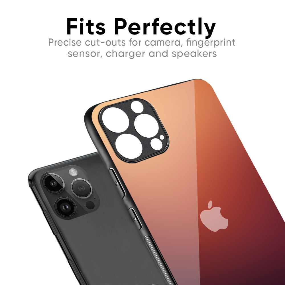 Sunset Background Glass Case for iPhone 16 Pro Max