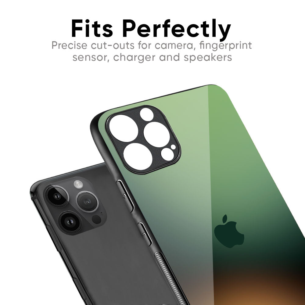 Blurry Forest Glass Case for iPhone 16 Pro Max