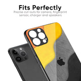 Dusty Color Waves Glass Case for iPhone 16