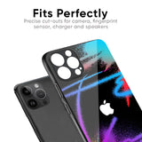 Brushy Color Glass Case for iPhone 16 Plus