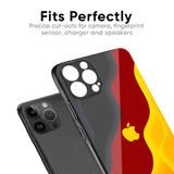 Carnelian Gold Glass Case for iPhone 16 Plus