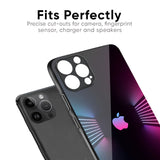 Disco Line Glass Case for iPhone 16