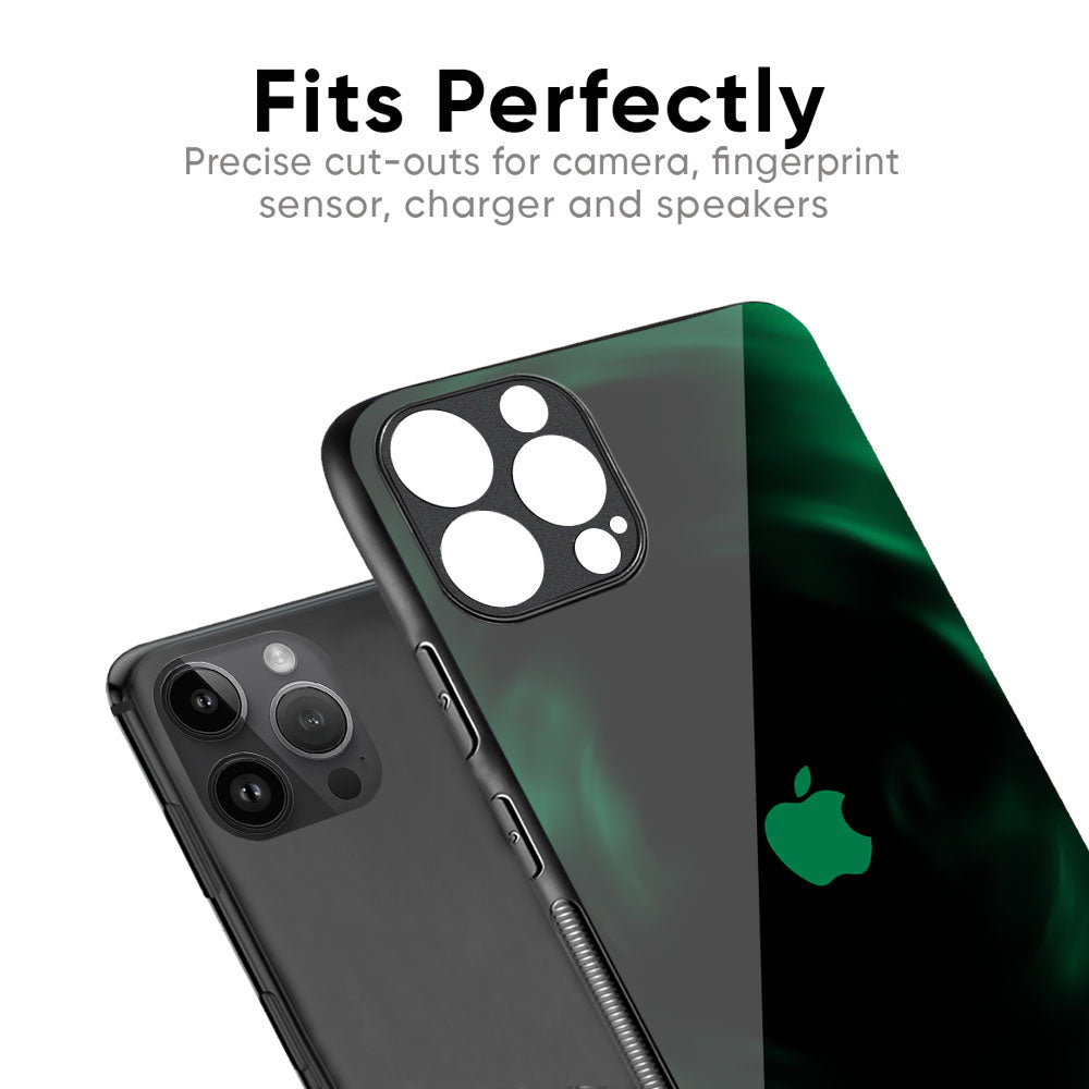 Green Well Glass Case for iPhone 16 Pro Max