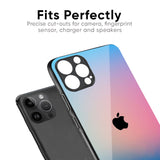 Blue & Pink Ombre Glass case for iPhone 16 Plus