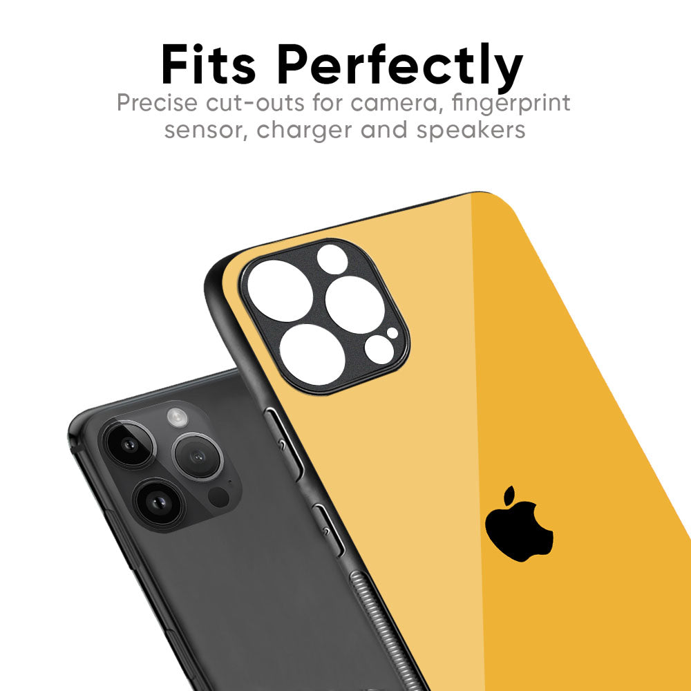 Fluorescent Yellow Glass case for iPhone 16 Pro Max