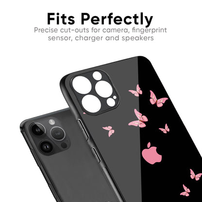 Fly Butterfly Glass Case for iPhone 16 Pro Max