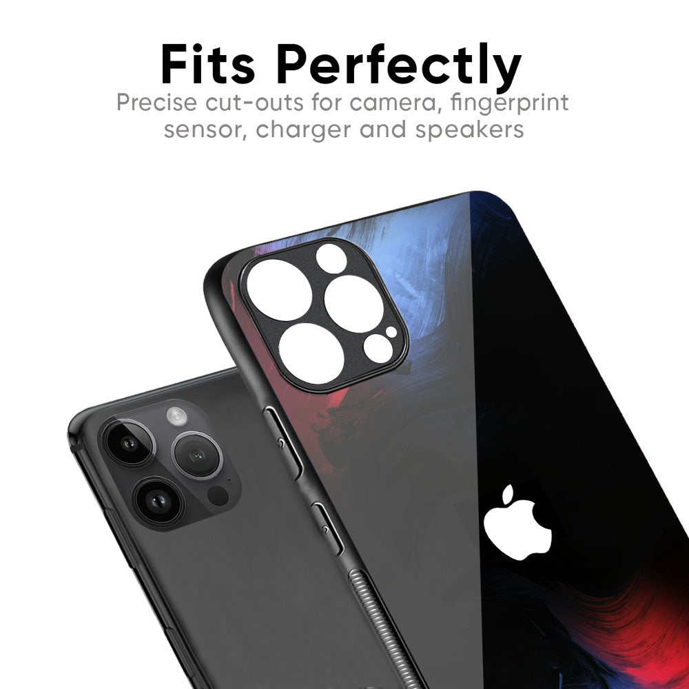 Fine Art Wave Glass Case for iPhone 16 Pro Max