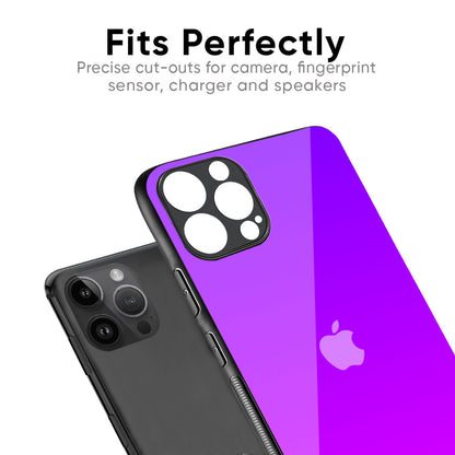 Purple Pink Glass Case for iPhone 16 Pro Max