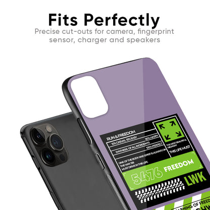 Run & Freedom Glass Case for iPhone 6 Plus