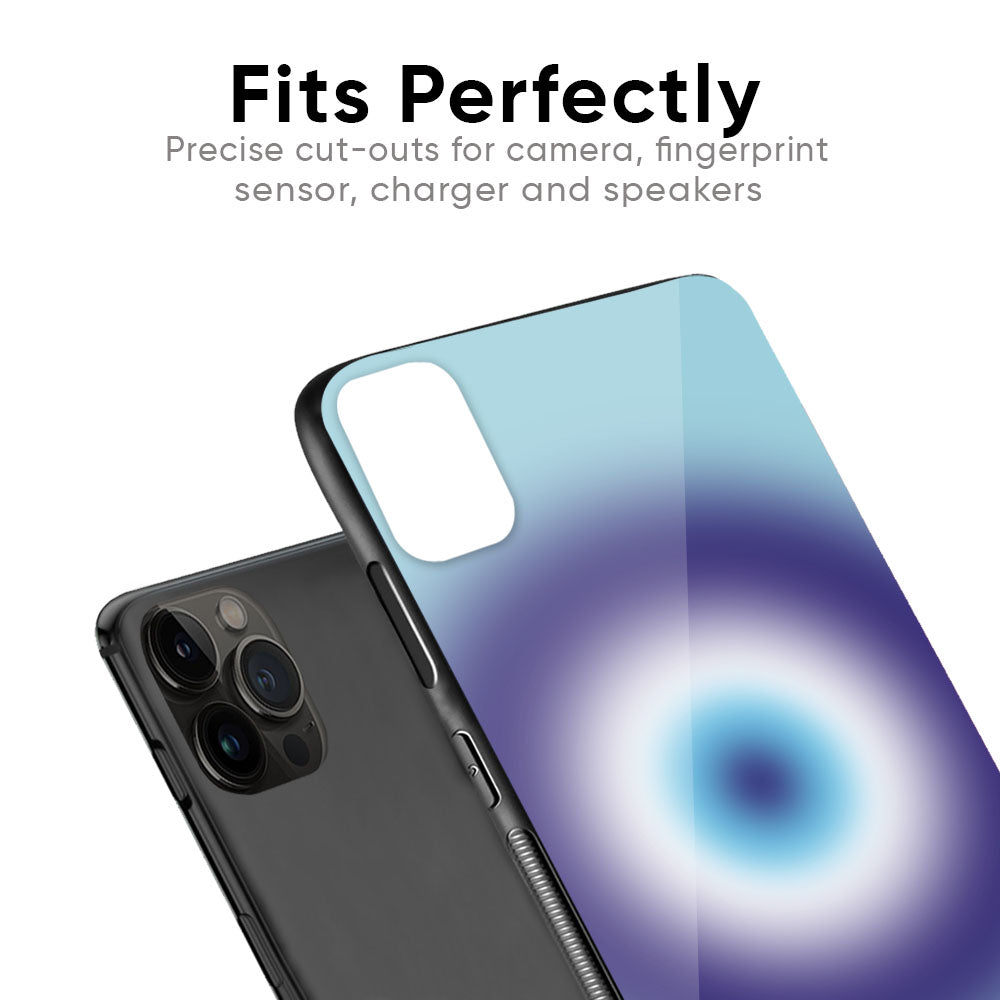 Evil Eye Art Glass Case for iPhone 12