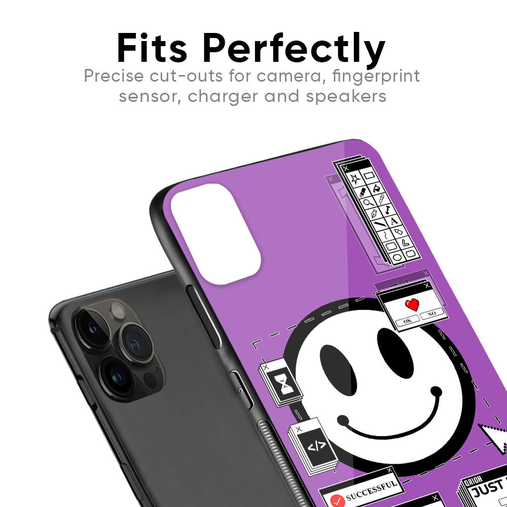Code with Smile Glass Case for iPhone 6S