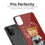Astronaut Bear Glass Case for iPhone SE 2022