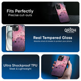 Space Doodles Glass Case for iPhone 16 Plus
