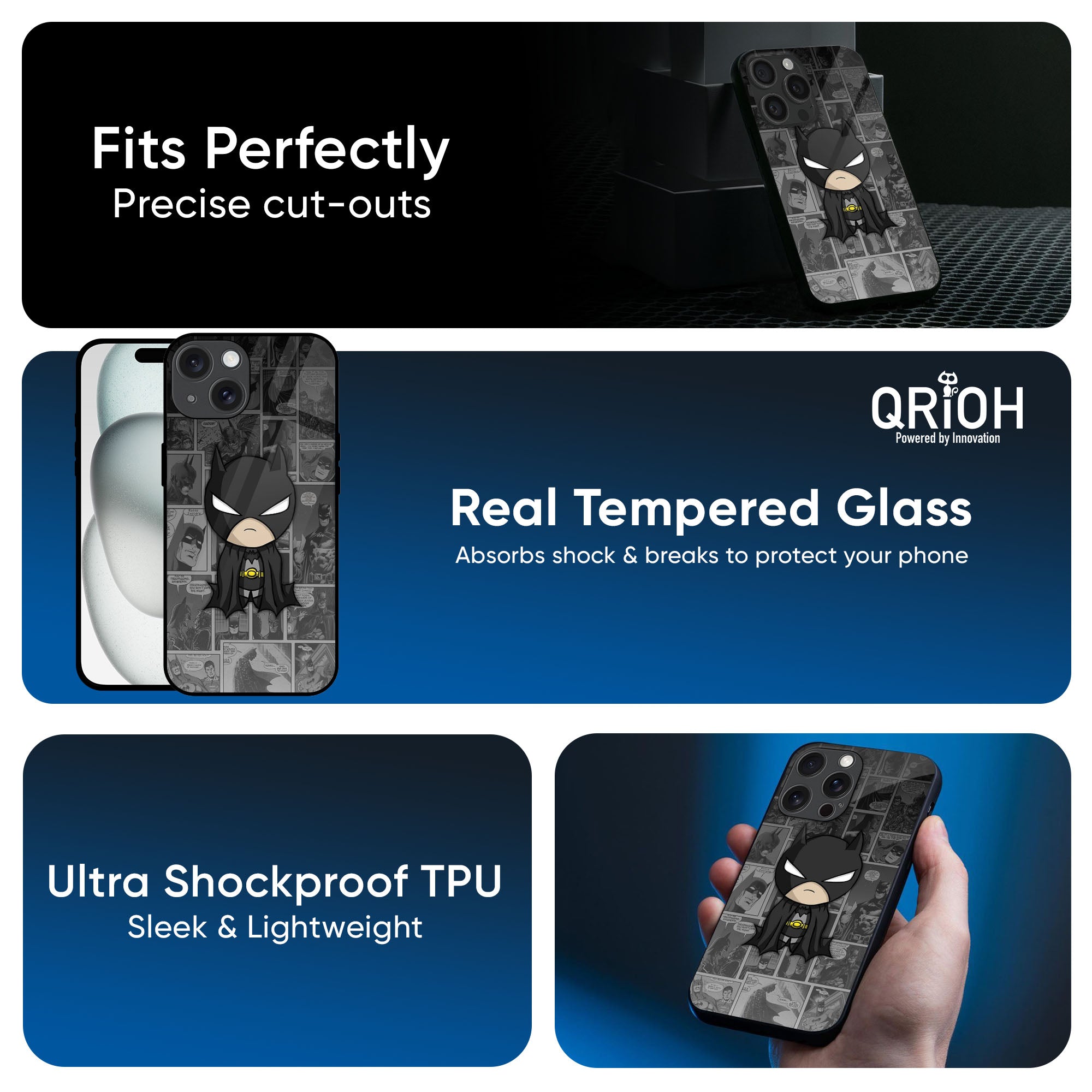 Cartoon Art Glass Case for iPhone 16 Pro Max