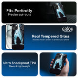 Dark Man In Cave Glass Case for iPhone 16 Plus
