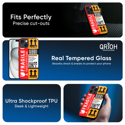 Handle With Care Glass Case for iPhone 16 Pro Max