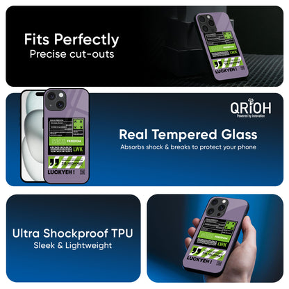 Run & Freedom Glass Case for iPhone 16 Pro Max