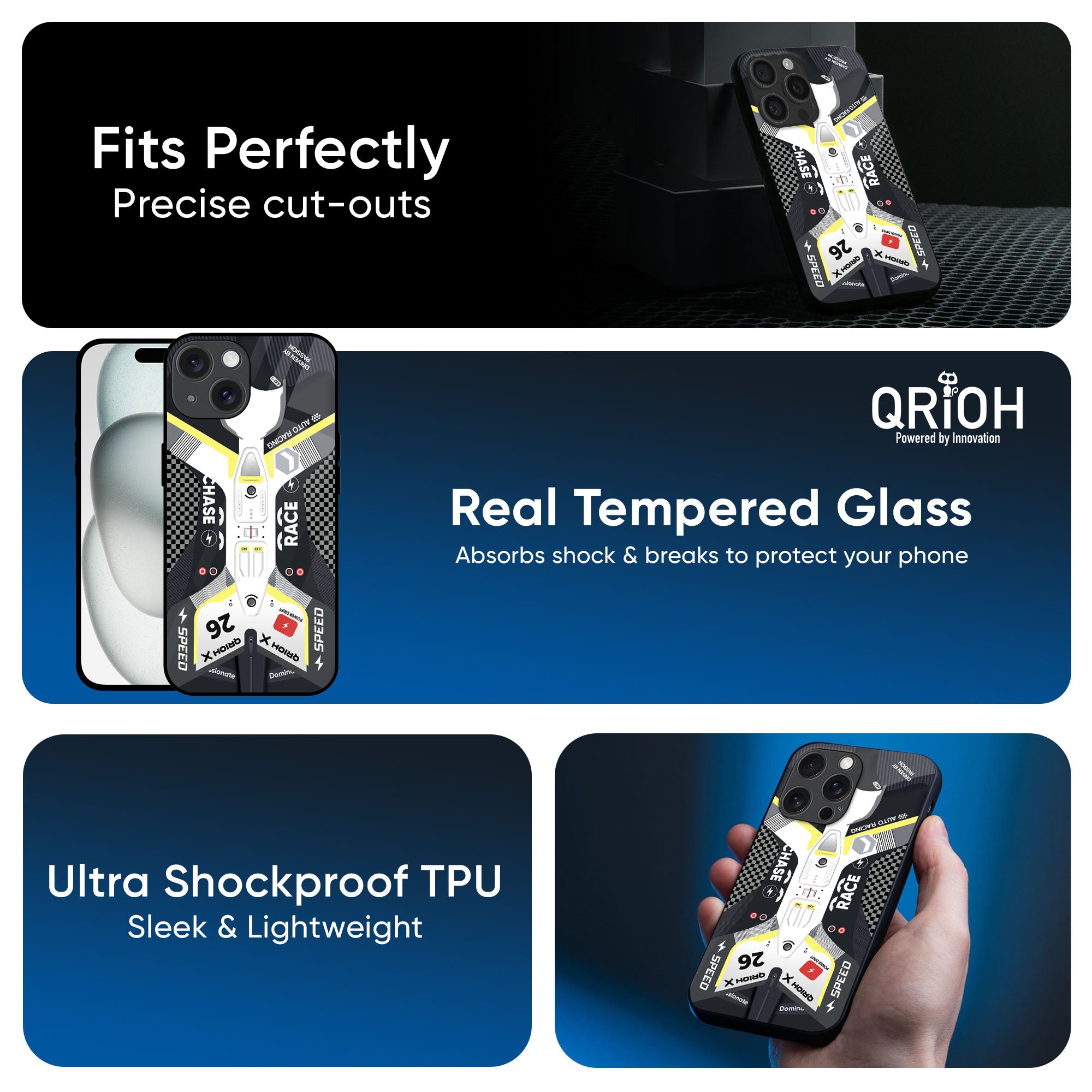 Car Enthusiast Glass Case for iPhone XS Max