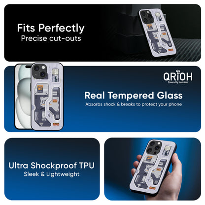 Tech Savvy Glass Case for iPhone 16 Pro Max