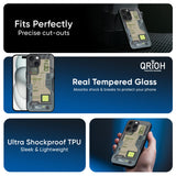 Art Station Glass Case for iPhone 16 Plus