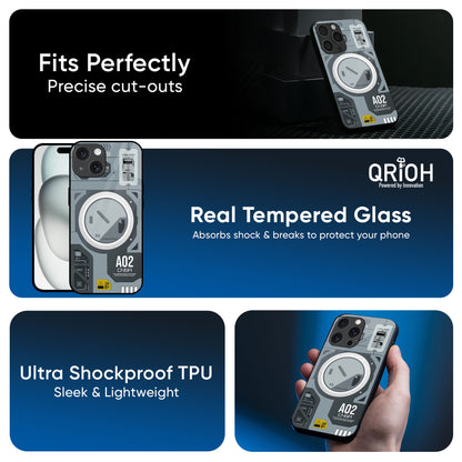 Modern Technology Glass Case for iPhone 6S