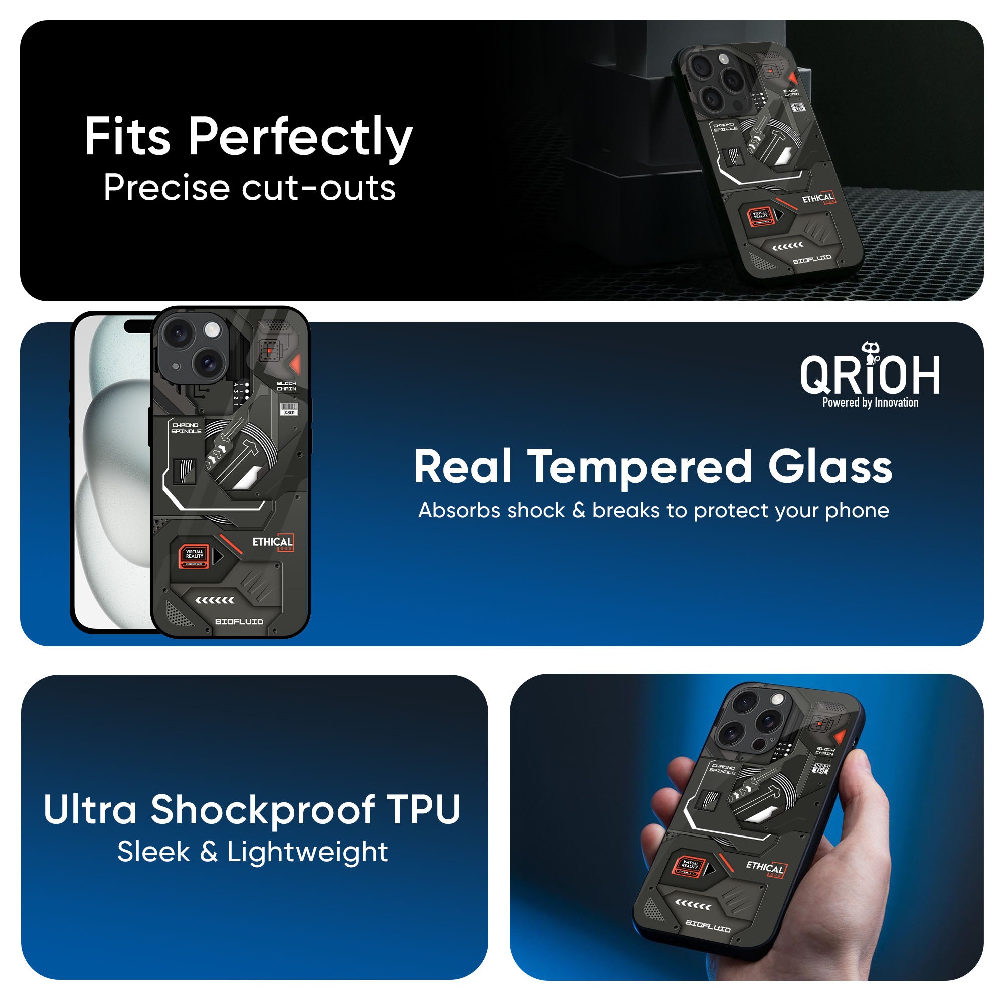 Tech Aesthetics Glass Case for iPhone 6S