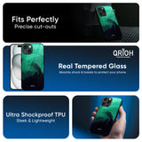 Scarlet Amber Glass Case for iPhone 16 Plus