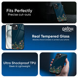 Small Garden Glass Case For iPhone 16 Plus