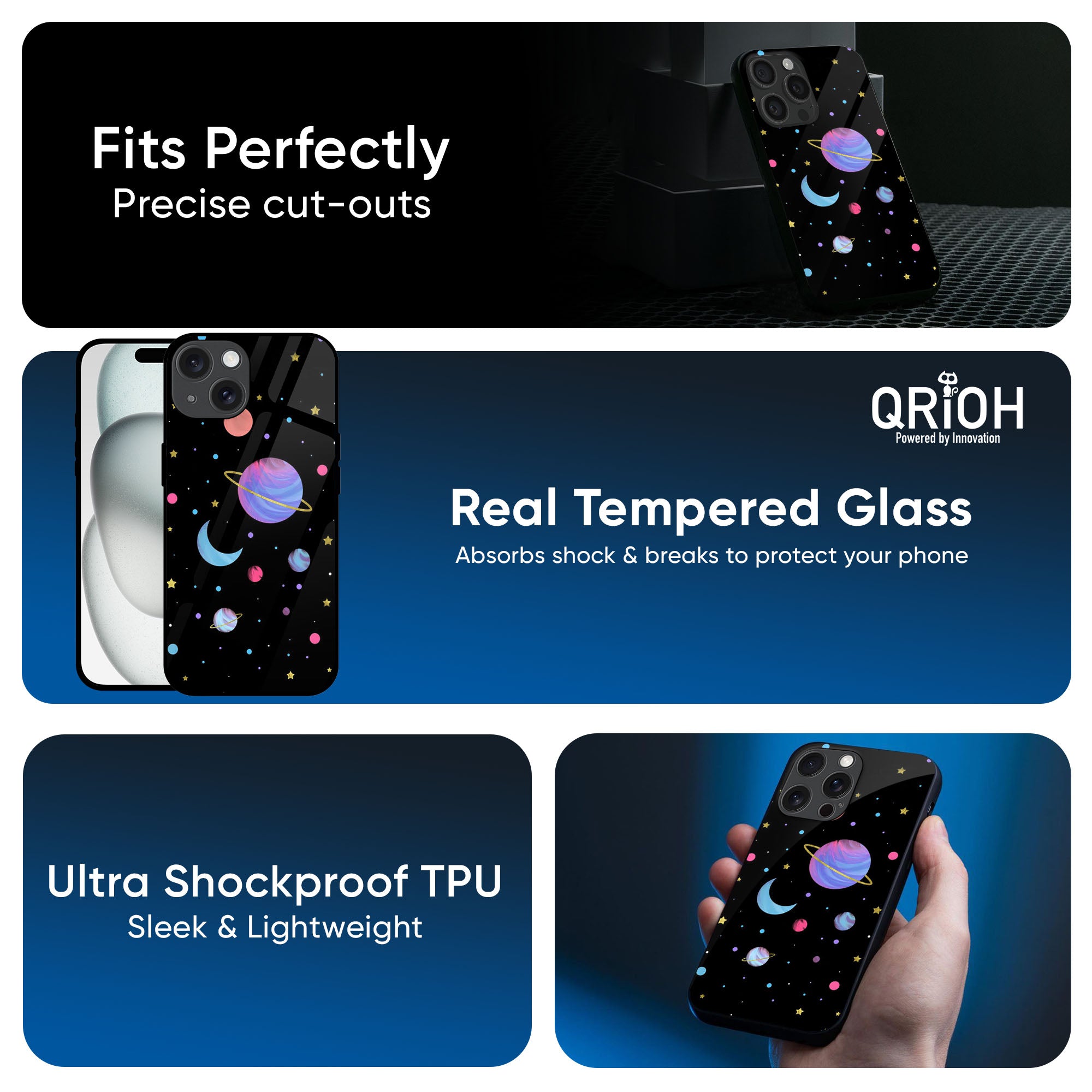 Planet Play Glass Case For iPhone 16 Pro Max