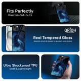 Dazzling Ocean Gradient Glass Case For iPhone 16 Pro Max