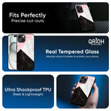 Marble Collage Art Glass Case For iPhone 16 Pro Max