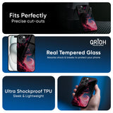 Moon Wolf Glass Case for iPhone 16 Pro Max