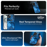 Gold Sprinkle Glass Case for iPhone 16 Pro Max