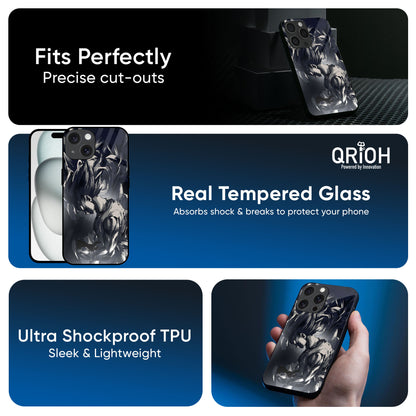 Sketch Art DB Glass Case for iPhone 16 Pro Max