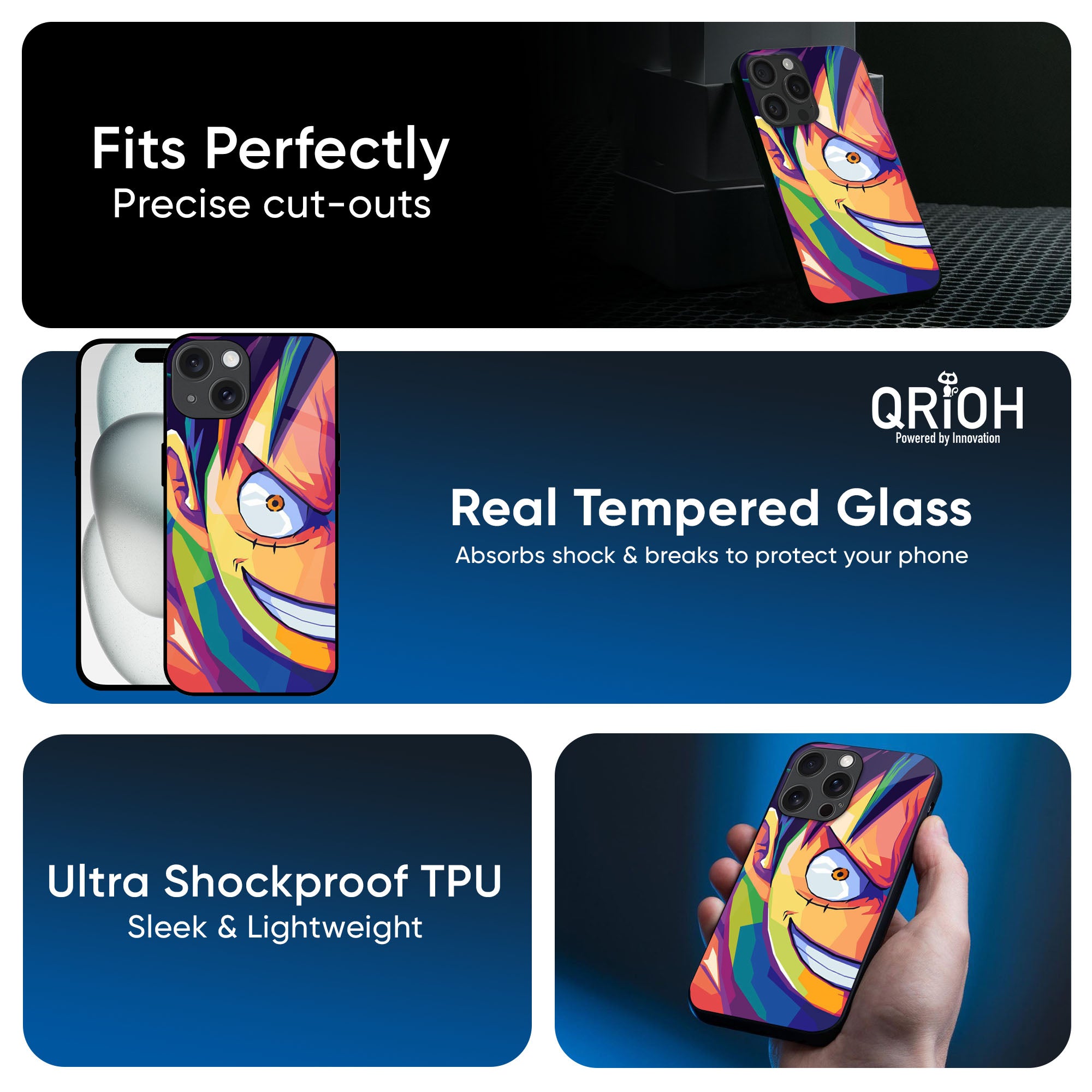 Monkey Wpap Pop Art Glass Case for iPhone 16 Pro Max