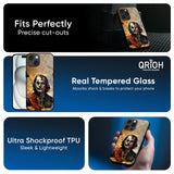 Psycho Villain Glass Case for iPhone 16