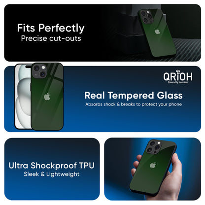 Deep Forest Glass Case for iPhone 16 Pro Max