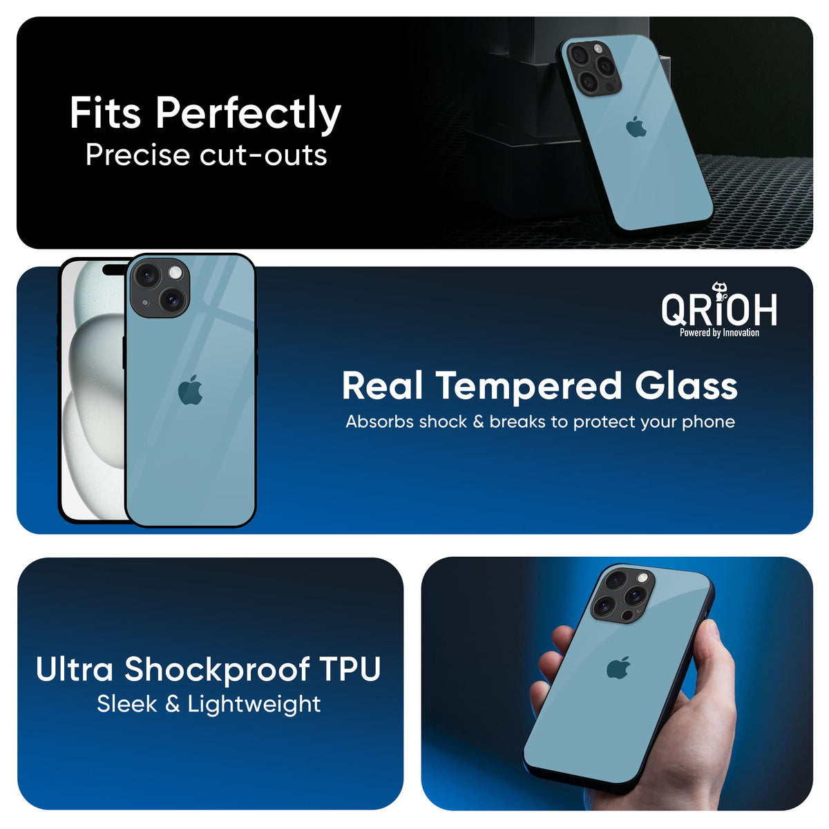 Sapphire Glass Case for iPhone 16