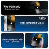 Gold Gradient Glass Case for iPhone 16 Pro Max
