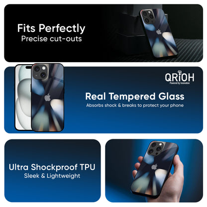 Colorful Illusion Glass Case for iPhone 16 Pro Max