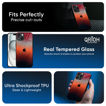Red Coral Glass Case for iPhone 16 Pro Max